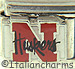 Nebraska Red N with Huskers on White