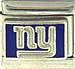 Licensed Football New York Giants on Blue