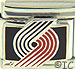 Licensed NBA Basketball Portland Trailblazers Logo on Black