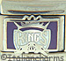 Sacramento Kings Crown and Text on Purple