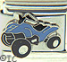 Blue ATV