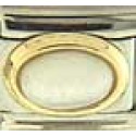 June White Oval Cat's Eye Stone
