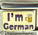 I'm German on Gold with Beer Stein Purple Text