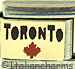 Toronto with Maple Leaf