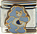 Blue Care Bear with Half Moon