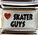 Skater Guys with Red Heart