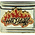 Hot Stuff Text with Fire