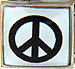 Black Peace Sign