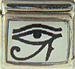 Egyptian Eye of Ra on White