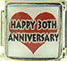 Happy 30th Anniversary on Red Heart