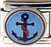 US Navy Insignia with Blue Anchor
