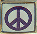 Purple Peace Sign