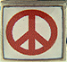 Red Peace Sign