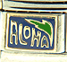 Aloha with Blue and Green