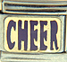 FINAL SALE Purple Cheer Text