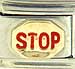 Stop Sign Red Letters