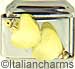 FINAL SALE Evolution Double Yellow Heart Beads