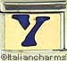 FINAL SALE Blue Letter Y