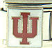 Indiana Red IU on White