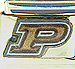 Purdue Boilermakers Gold P