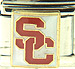 South Carolina Red SC Text on White