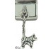 Dangle Sterling Silver Striped Cat