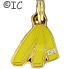 Yellow Dangle Belt to Use with Karate with Dangle Black Belt Does NOT Include the Charm - Belt Only