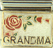 Grandma with Red Rose