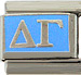 Delta Gamma on Light Blue